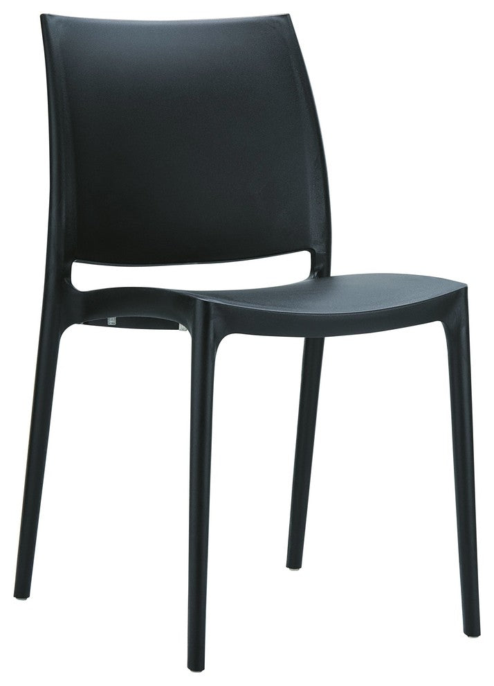Compamia Maya Dining Chairs, Set of 2, Black