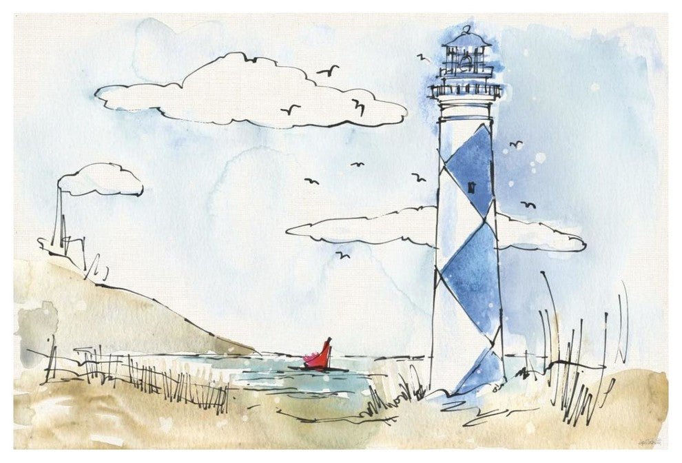 "Coastal Life VIII" Digital Paper Print by Anne Tavoletti, 20"x14"