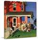 "Family Portrait on the Fourth" Print on Canvas by John Falter
