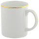 C-Handle Mugs, Set of 6, Gold