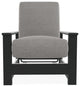Leeward Deep Seat Outdoor Armchair with Hidden Motion, Rain Graystone/Graphite