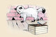 Punky Dunk Walks Past the Mouse - Fine Art Giclee Print 24" x 36"
