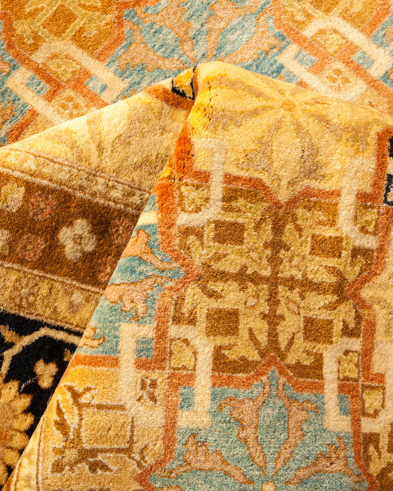 Camila, One-of-a-Kind Hand-Knotted Area Rug Ivory, 9'1"x11'10"
