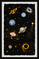 "Dark Outer Space" Framed Painting Print, 8x12
