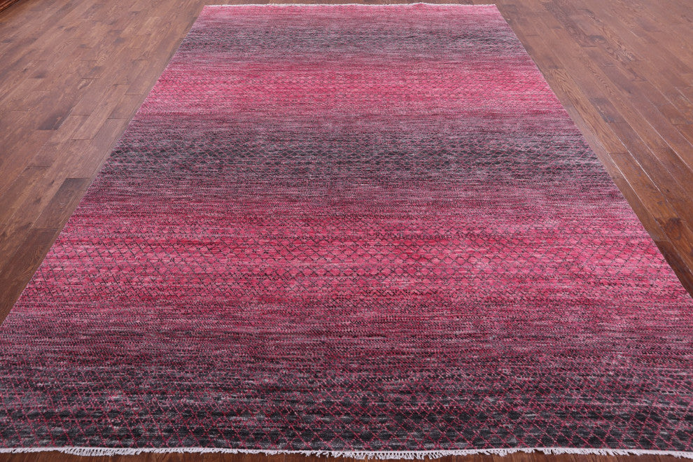 Hand Knotted Savannah Grass Wool Rug 8' 10" X 12' 1" Q9221
