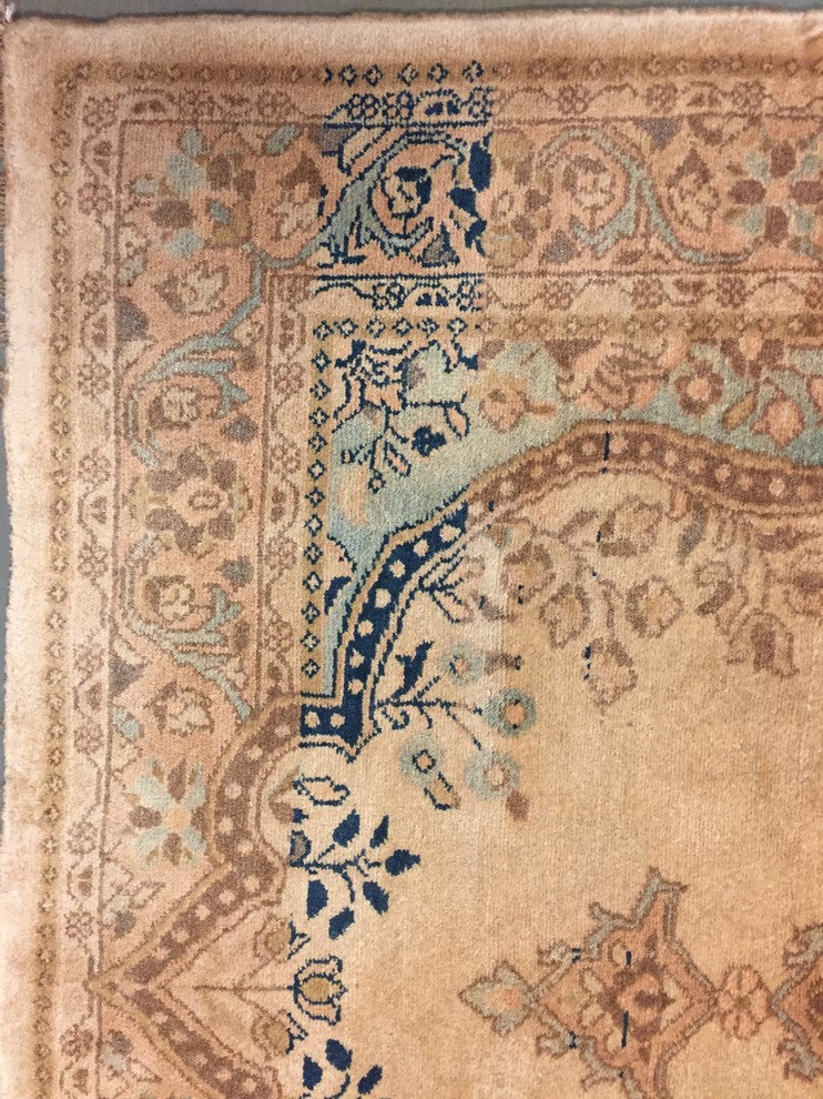 Vintage Consigned Persian Kerman Rug, 42"x54"