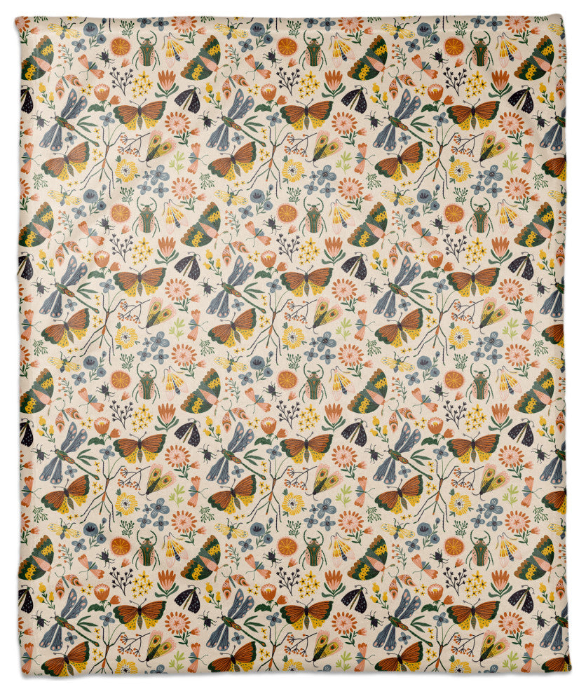 Bug Collection 50x60 Coral Fleece Blanket