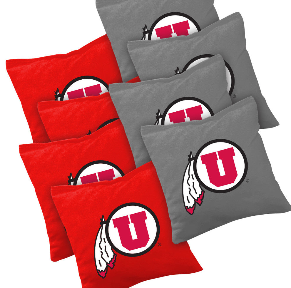 Utah Utes Cornhole Bags Set of 8