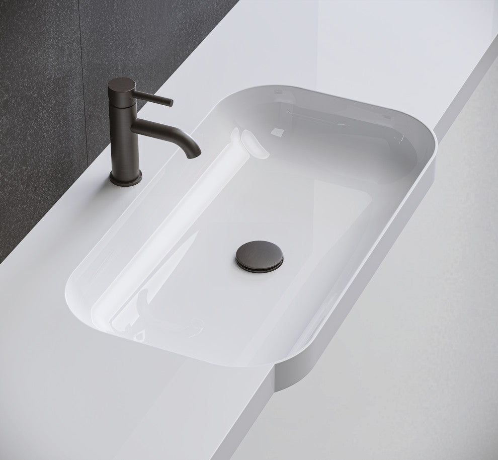 HEATGENE Bathroom Sink Drain, Pop Up Drain, Venetian Bronze, Without Overflow