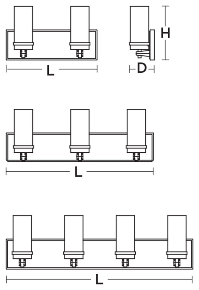 Arden 4-Light LED Vanity, Oil-Rubbed Bronze
