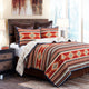 Del Sol Reversible Quilt Set, 3PC, Twin