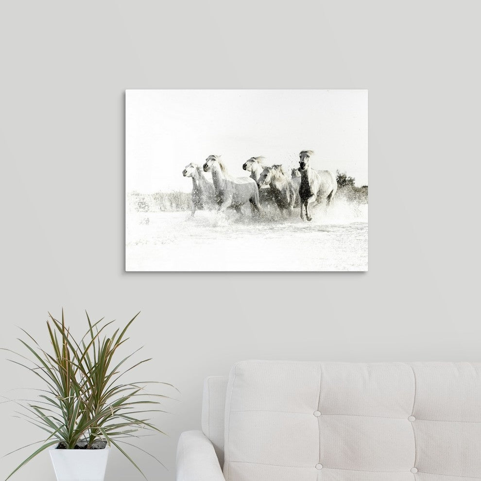 "White Water" Wrapped Canvas Art Print, 24"x18"x1.5"
