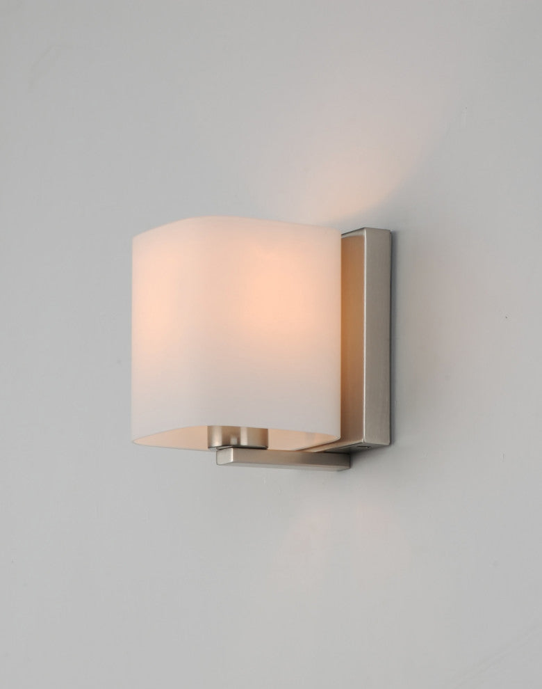 Maxim 11251SW Wrap 1 Light 6" Tall Bathroom Sconce - Satin Nickel