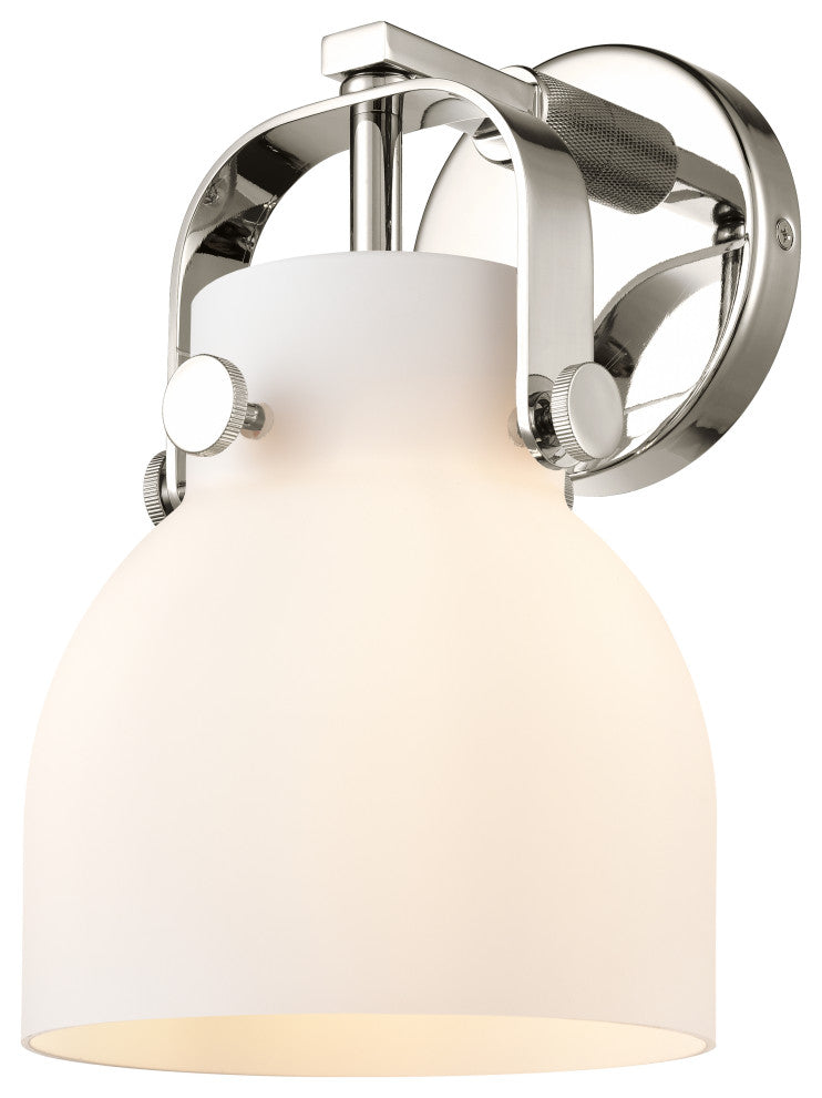 Pilaster Ii Bell 1 6.5" Sconce Polished Nickel