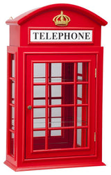 Design Toscano Telephone Booth Curio Cabinet