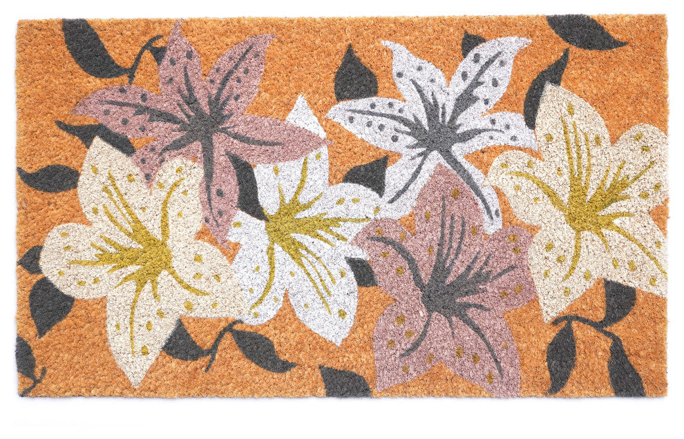Calloway Mills Lovely Lilies Doormat, 24" X 36"