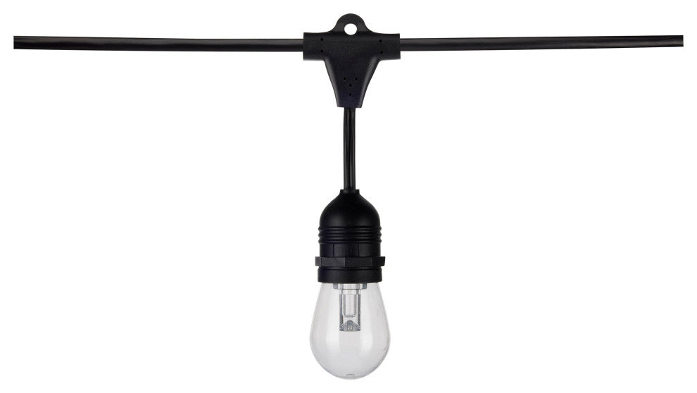 48Ft - LED String Light - 15-S14 lamps - 12 Volts - RGBW with Infrared Remote