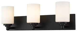 Z-Lite 485-3V Soledad 3 Light 23"W Vanity Light - Matte Black