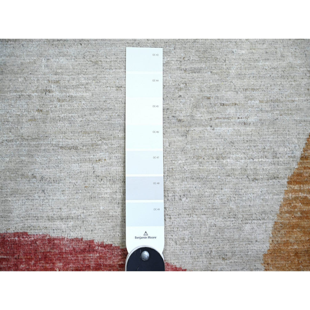 Colorful, The Circles Design 100% Wool Hand Knotted, Oriental Rug, 10'x13'9"