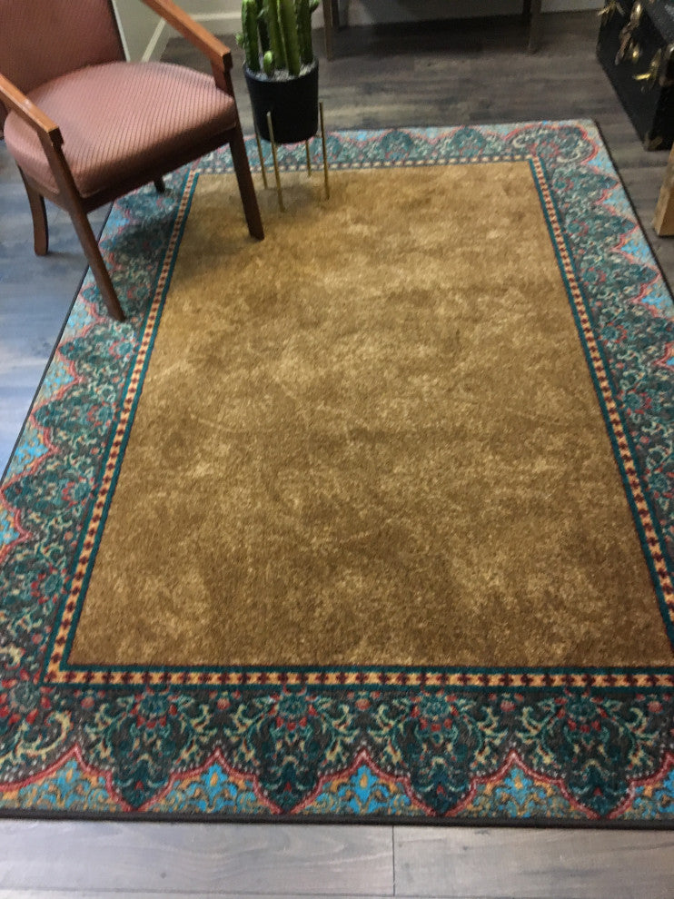 Nubuck, Brown, 4'x5'