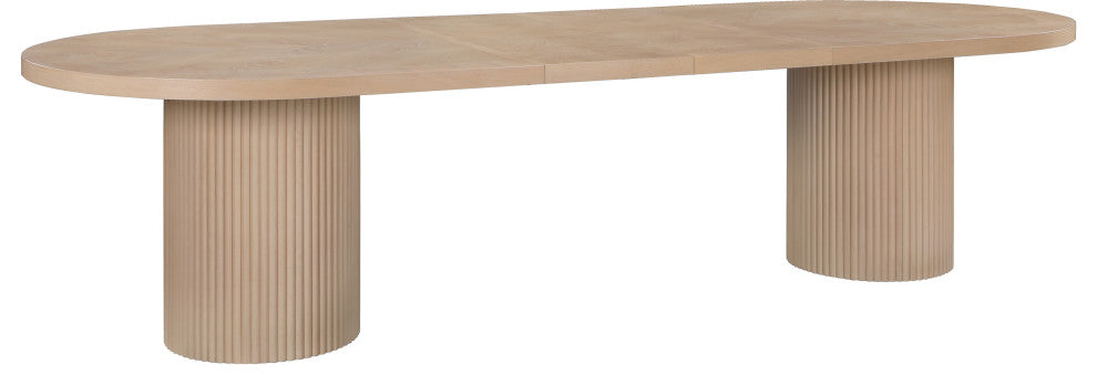 Belinda Oak Wood Dining Table, Oak
