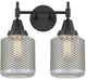 INNOVATIONS LIGHTING 447-2W-BK-G262-LED Caden 2 Light 17 inch Bath Vanity Light