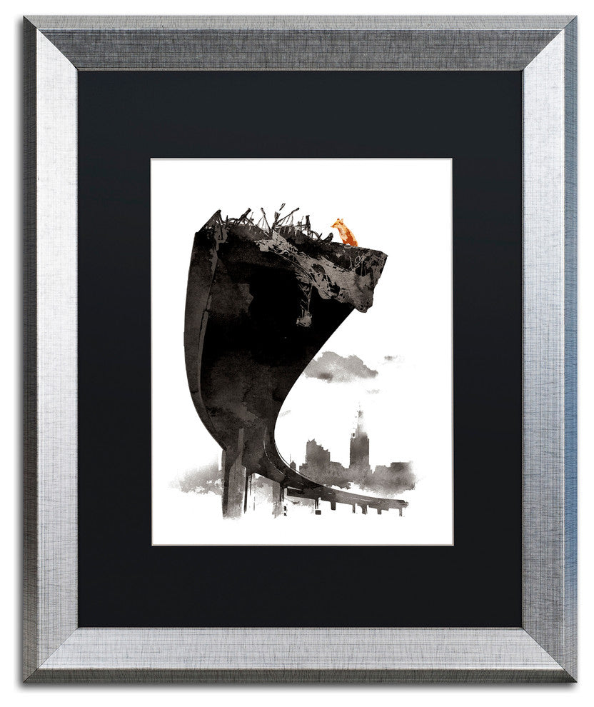 Robert Farkas 'The Last Of Us' Art, Silver Frame, Black Mat, 20x16
