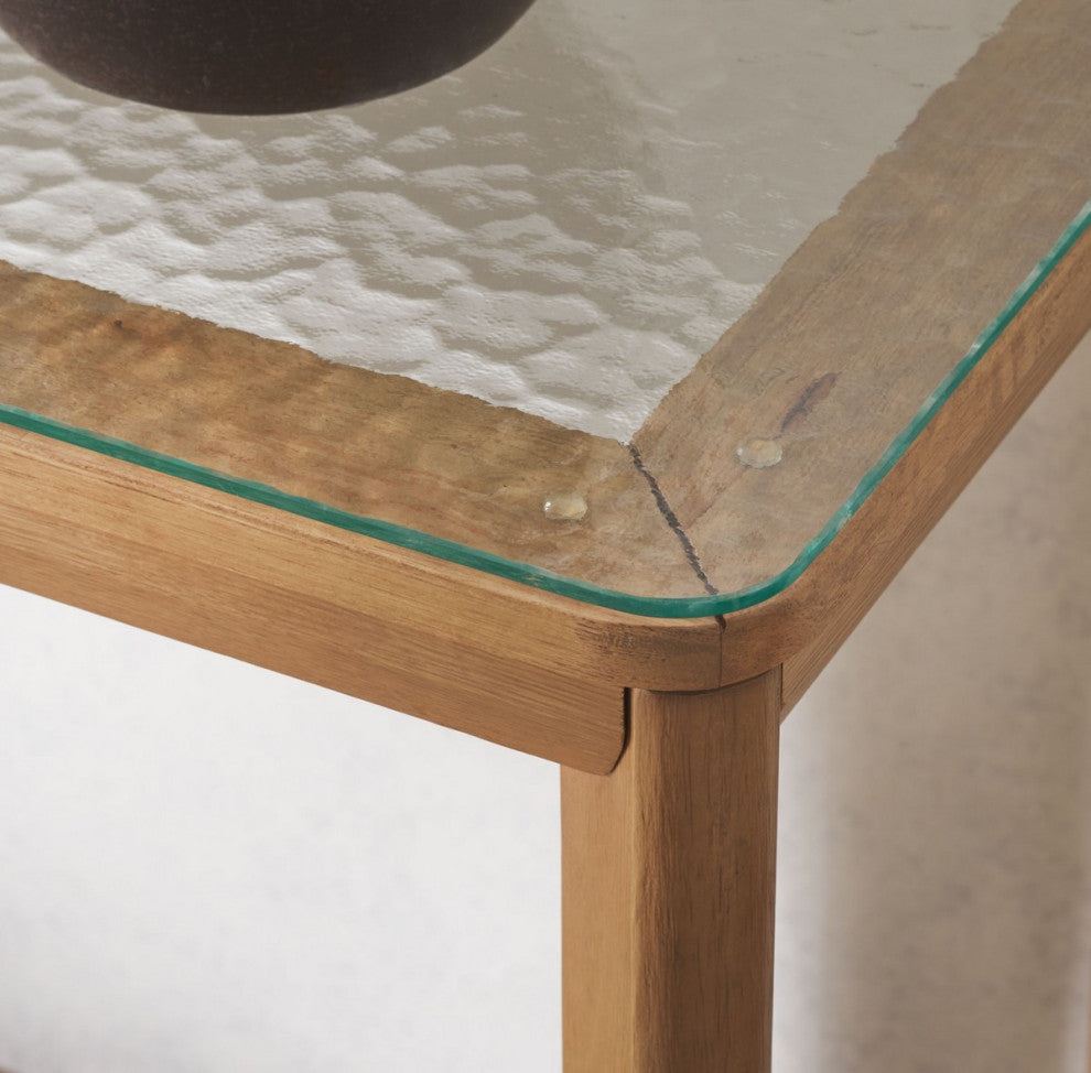 Safavieh Couture Benecarlo Glass Top Console Table
