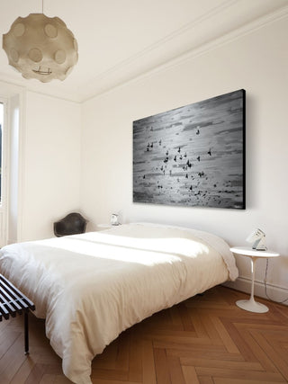 "Birds in Flight" Print on Brushed Aluminum, 45"x30"