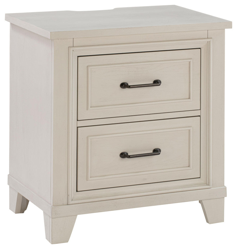 Montauk Weathered White Nightstand