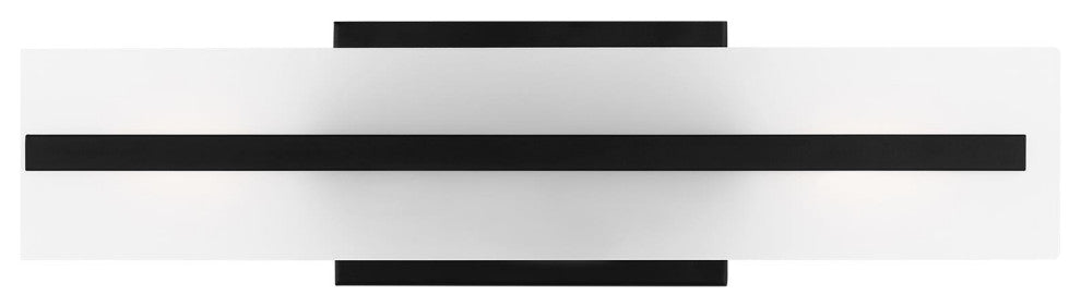 Dex Small Two Light Wall / Bath, Midnight Black