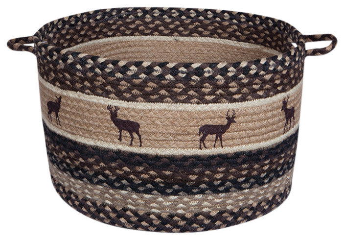 Udeer Silhouettes Printed Utility Basket 17"x11"