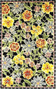 Chelsea Black Area Rug HK214B - 2'6" x 6'