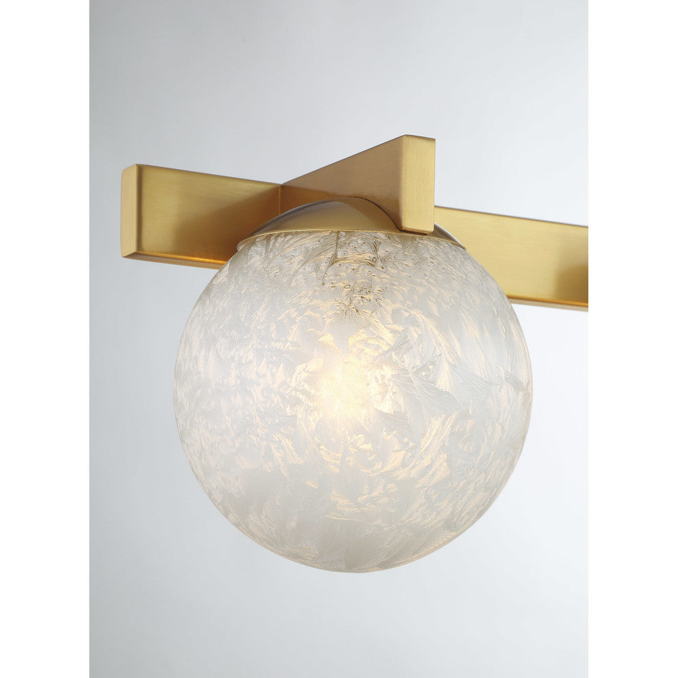 Savoy House 8-1017-3 Darien 3 Light 25"W Vanity Light - Warm Brass