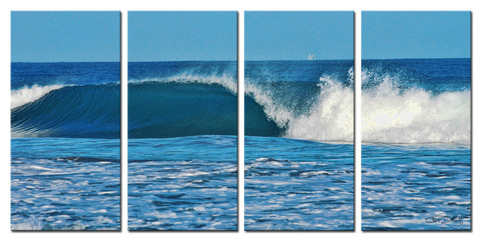 Ready2hangart Chris Doherty 'Ocean Motion' 4-piece Canvas Wall Art