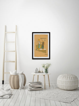 "Chatty Kathies" Framed Painting Print, 20"x30"