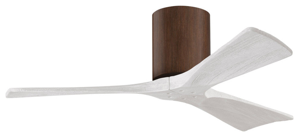 Matthews Fan, Irene-3H Ceiling Fan, Walnut, 42-Inch, Matte White