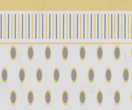 30x60" Comb Dot, Stripe Print Beach Towel, Gray