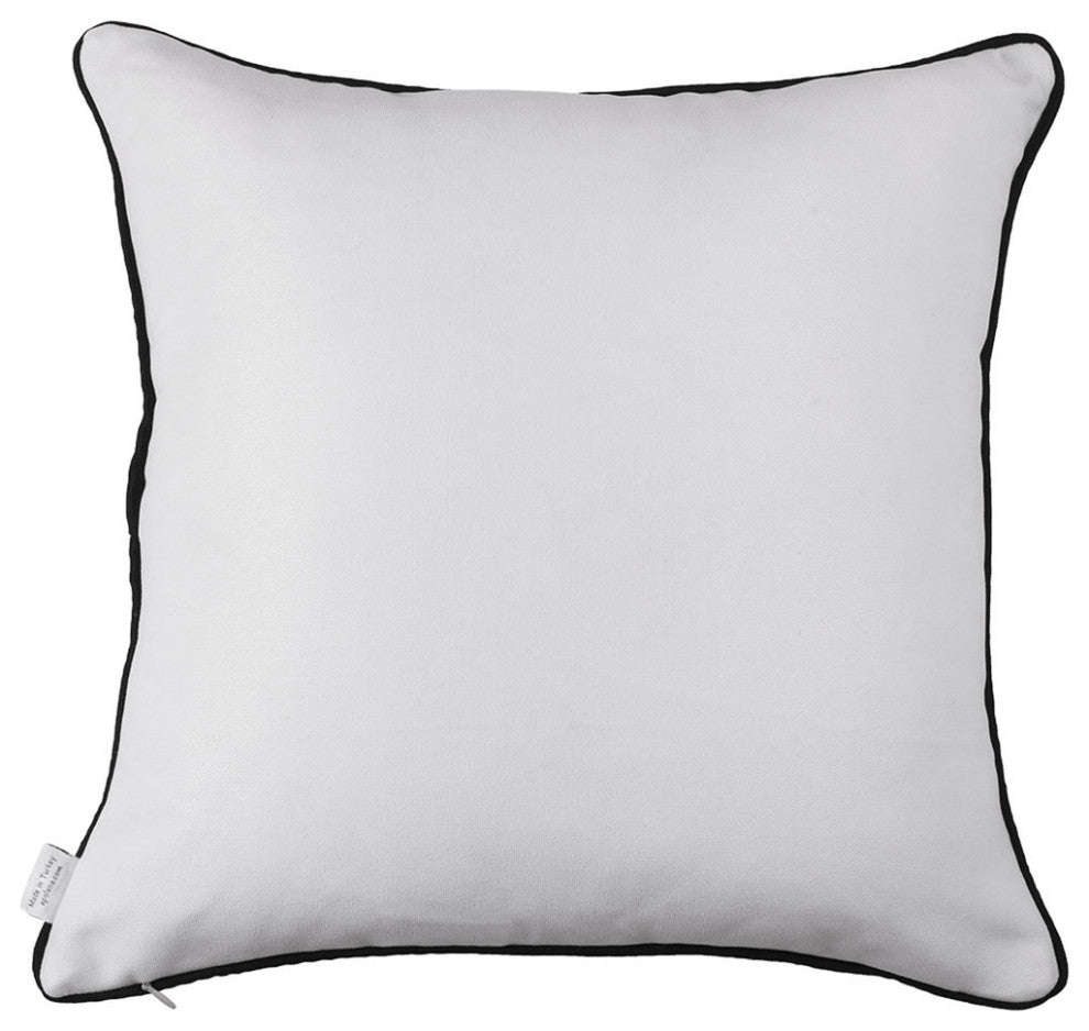 18"X18" Scandi Square Life Printed Decorative Throw Pillow Cover