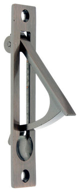 Genuine Solid Brass 4" Edge Pull, Antique Copper