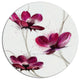 Lovely Red Watercolor Poppies, Flowers Disc Metal Wall Art, 36"