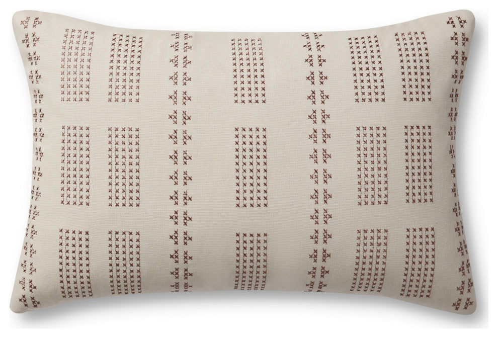 Jean Stoffer x Loloi Thomas Natural 13'' x 21'' Pillow Cover Only