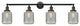 Innovations 215-Bk-S-G262-Led 4 Light Dimmable Led Adjustable Vanity Fixture
