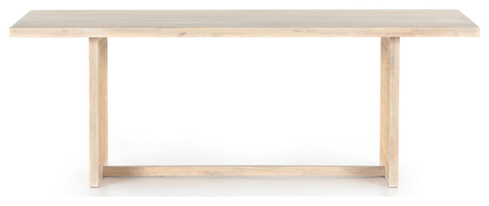 Clarita Dining Table-White Wash Mango