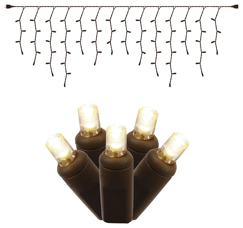Vickerman X6B3301 70 Warm White Wide Angle Led, 9' Christmas Light Strand