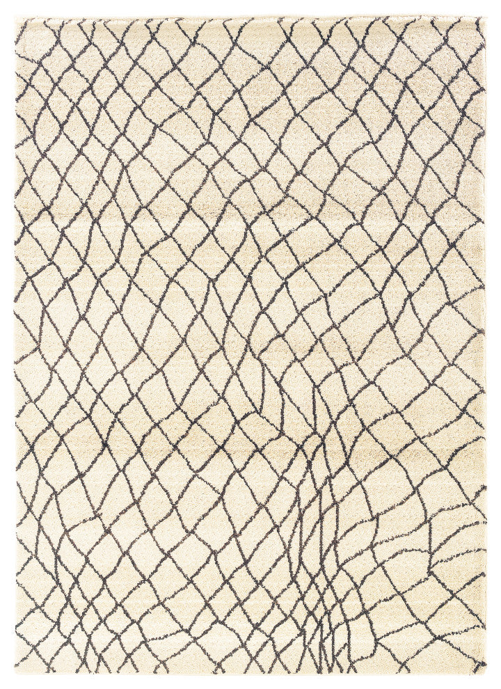 Oriental Weavers Marrakesh Ivory/Brown Tribal Indoor Area Rug 6'7"X9'1"