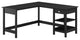Broadview 60W L Shaped Computer Desk with Storage in Classic Black