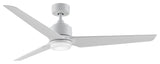 Fanimation TriAire Custom Ceiling Fan with LED Light, Matte White, 60"