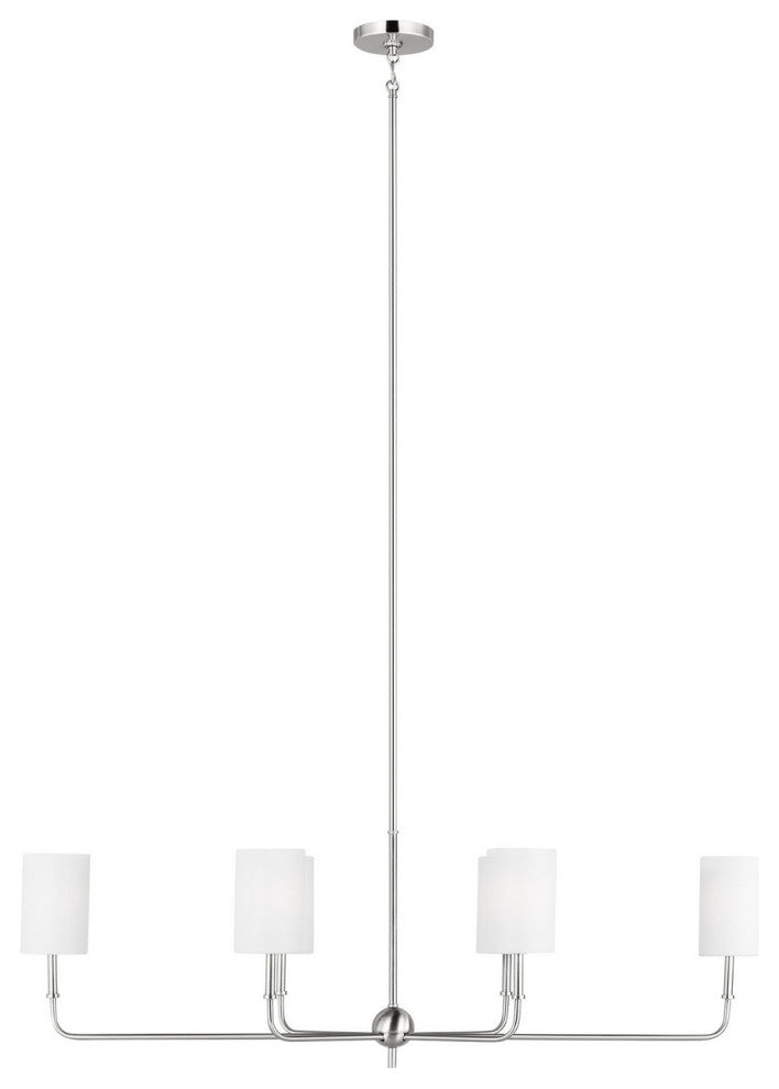 Foxdale LED Chandelier, Brushed Nickel