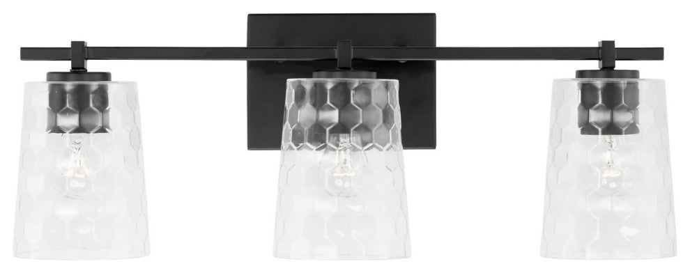 Capital Lighting 143531-517 3 Light 24"W Bathroom Vanity Light - Aged Brass